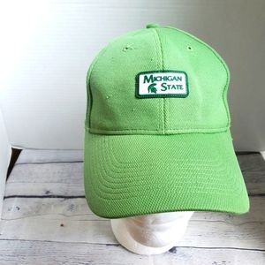 AUTHENTIC AHEAD PERFORMANCE ACARE MICHIGAN STATE CAP VELCRO BACK GREEN